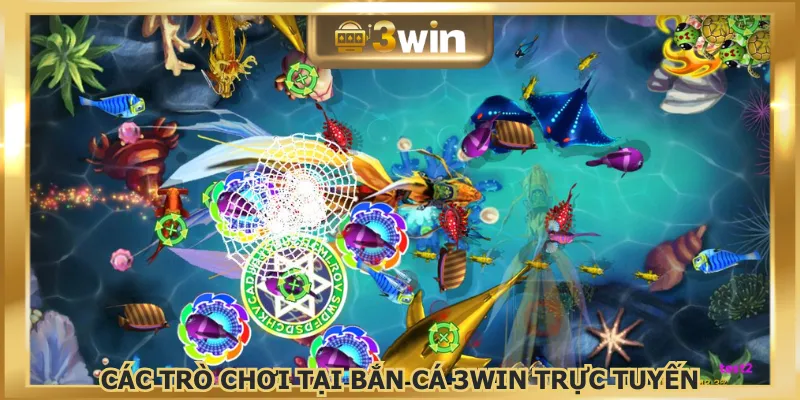 Bắn cá 3WIN đa dạng với các chủ đề game cực hấp dẫn