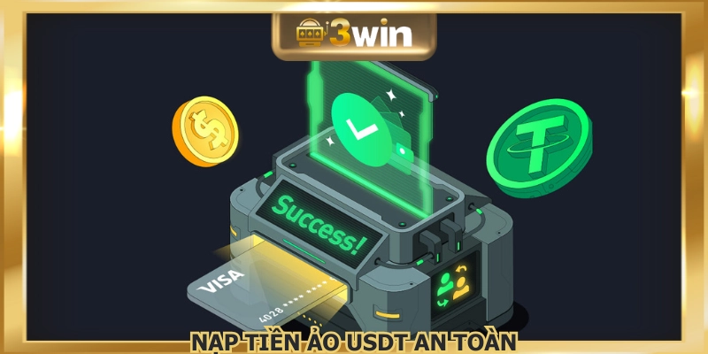 Hệ thống sẽ thu một khoản phí tuỳ vào mạng USDT